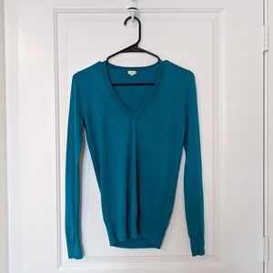 J. Crew 💙 Blue V-Neck Sweater XXS